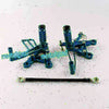 Honda CBR900 (1993-1999) Blue Adjustable Rearset Footpegs