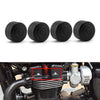 Triumph T120 Thruxton 4 x Billet Black Head Bolt Cover Caps (2016-2023)