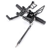 Suzuki GSXR1000 (00-04), GSXR600 / 750 (96-05) Black Rearsets Foot Pegs