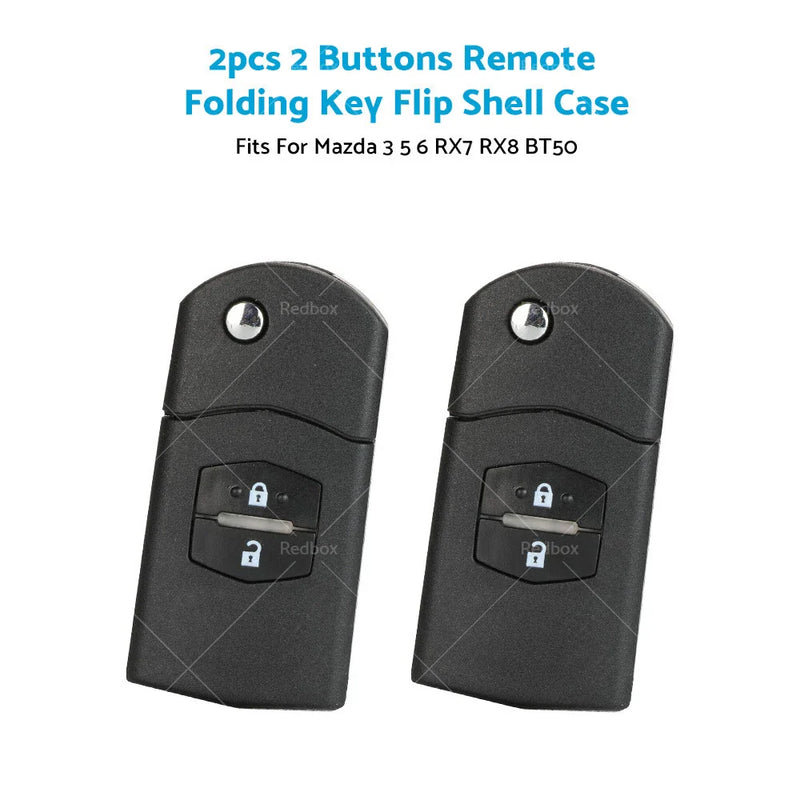 Mazda 3 5 6 RX7 RX8 BT50 Buttons Car Key Case Cover