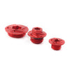 Honda CRF150R CRF250R CRF450R CRF450X CNC Red Engine Timing Bolts & Oil Plugs (2007-2023)