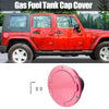 Jeep Wrangler Pink Aluminum Alloy Gas Fuel Tank Cap Cover (2007-2017)