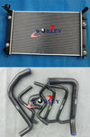 Holden Commodore VT VX WH V6 Twin Oil Cooler + Blue Hose Radiator (1997-2006)