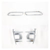 Toyota Sienna Fog Light Frame Lid Chrome Set Cover Trim (2018-2020)