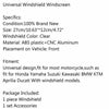 Yamaha, Honda Windshield Deflector (2010-2023)