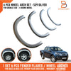 Isuzu D-Max Dual Cab 4x4 6PCS Silver Fender Flares (2012-2016)