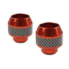 Motorcycle - Orange Front Fork Frame Sliders Crash Protection