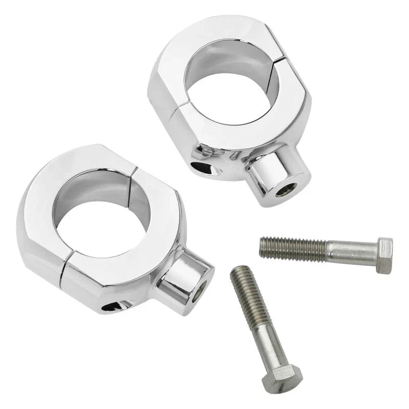 Harley Sportster XL 1200 XL883 Softail Chrome 2" Handlebar Bar Risers (2004-2023)