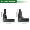 Lexus ES350 Sedan Mud Flap Splash Guards 1 Set (2013-2018)