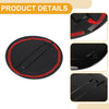 Dodge Ram 2023-2025 Fuel Filler Flap Cover Black Fuel Tank Door Cap