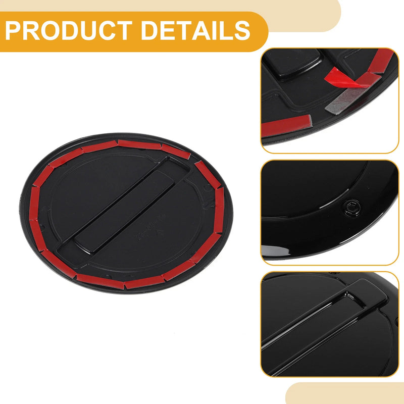 Dodge Ram 2023-2025 Fuel Filler Flap Cover Black Fuel Tank Door Cap