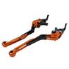 Honda CBR1000RR, CB1000R Orange Extendable Brake Clutch Levers (2004-2016)