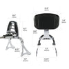 Harley Electra Glide (2014-2024) Chrome Driver & Passenger Backrest