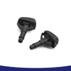 Mitsubishi Black Plastic Front Windshield Wiper Nozzles