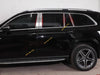 Benz GLS-Class 10PCS Chrome Steel Window Center Pillar Cover Trim (2020–2025)