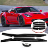 C7 Corvette Z06 Style Side Skirts Extensions 2014-2019 Gloss Black