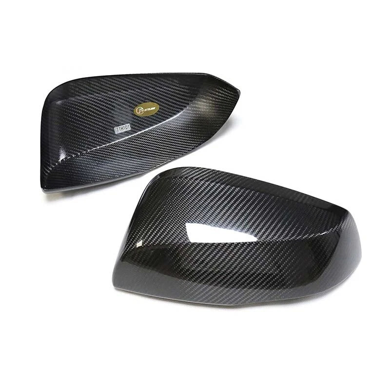 Toyota Alphard Rav4 Wildlander 100% Carbon Stick-on Side Mirror Caps Trim