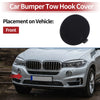 BMW X5 F15 M (2014-2018) Black Front Bumper Tow Hook Cover