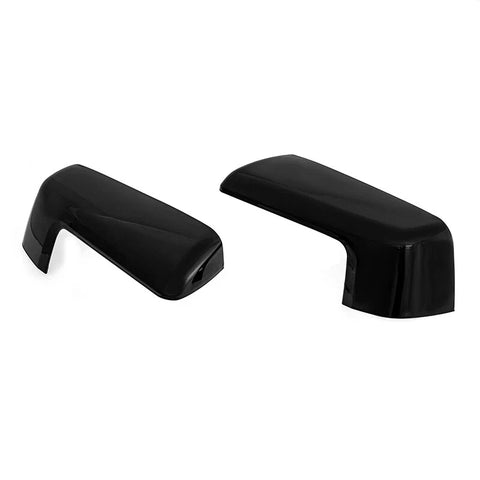 Chevy Silverado / GMC Sierra 1500 Glossy Black Top Half Mirror Covers (2019-2024)