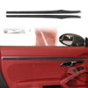 Real Carbon Fiber Interior Door Panel Strip Cover Trim Fit Porsche 718 2016-2023