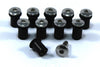 Yamaha Stainless Steel Windshield Screws & Quality Rubber Nut x10
