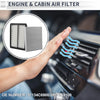Kia Sorento 2.0L 2.4L 3.3L Engine Cabin Air Filter Combo (2016-2020)