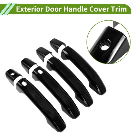 Chevrolet Colorado Black ABS Exterior Door Handle Cover Trim (2023 - 2024)