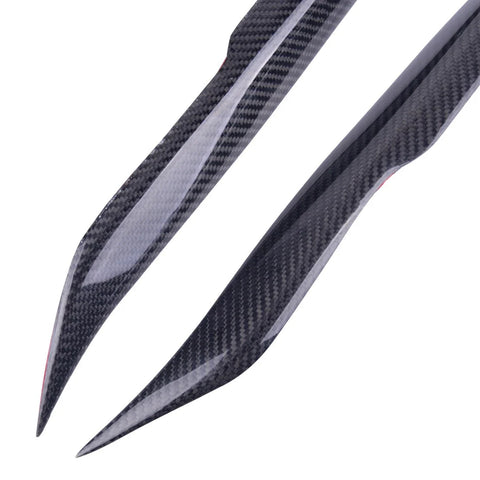 Mazda 6 2 x Carbon Fiber Style Headlight Eyebrow Covers (2003-2008)