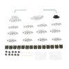 Kawasaki Ninja ZX6R ZX7R ZX9R ZX14 Fairing Bolt Kit Screws