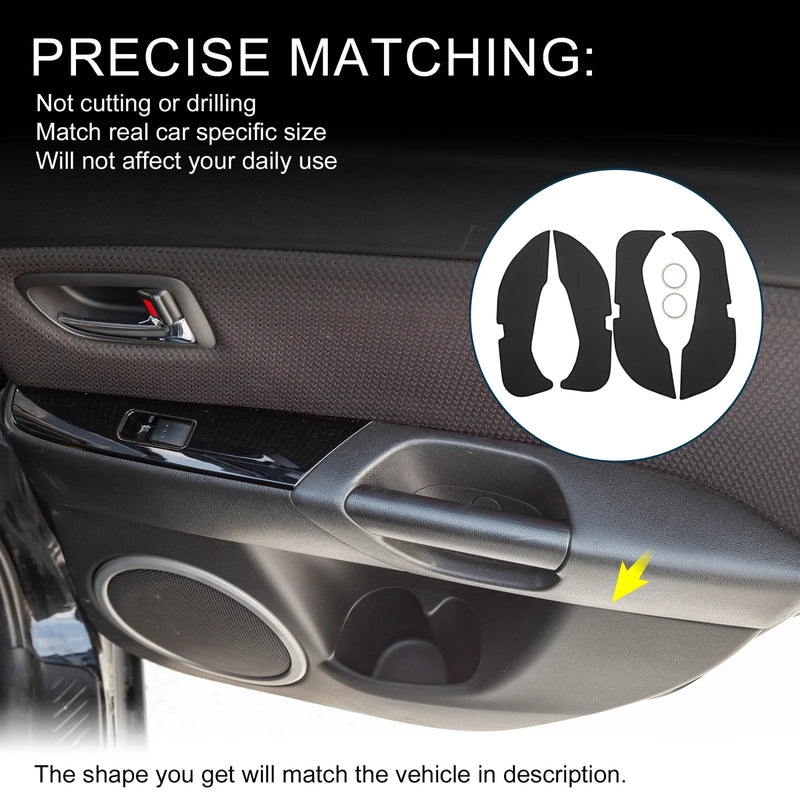 Mercedes-Benz E Class Car Door Leather Anti Kick Pad Sticker (2016)