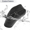 Ford Fusion 2013-2016 Pebbled Gear Shift Knob Cover (2 x Black, Grey Faux Leather)