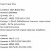 Kawasaki KL250 KLR250 KDX250 Clutch Cable (1980-1990)