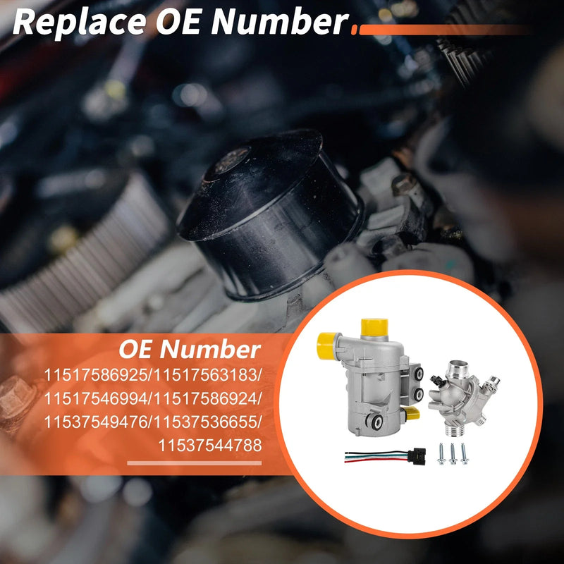BMW 3 Series 323i Sedan Electric Engine Water Pump (2006-2013)