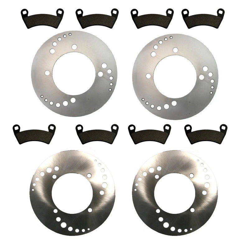 Polaris Ranger 800 Front & Rear Brake Rotors & Pads (2010–2017)