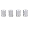 Car Truck SUV Bike 4 x Durable Aluminum Tire Valve Air Dust Cover Caps