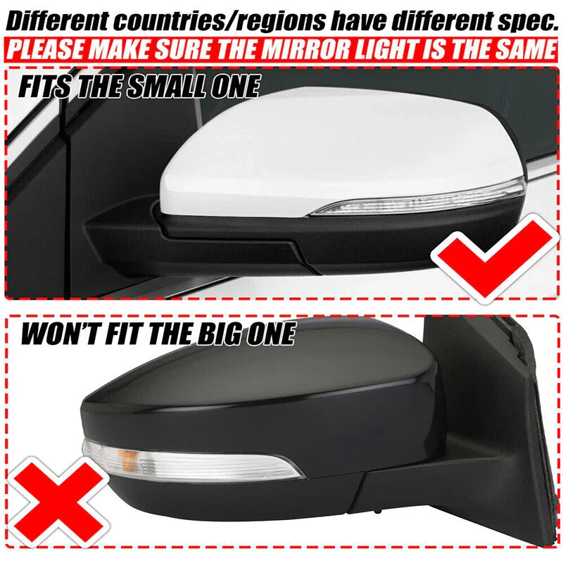 Ford Edge Smoked Lens Dynamic LED Side Mirror Turn Signal Light (2015-2023)