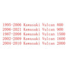 Kawasaki Vulcan 800 900 1500 1600 2000 Aluminum 2" Handlebar Risers