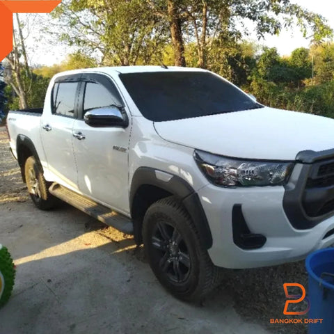 Toyota Hilux Revo 5" Rocco Silver Fender Flares (2020-2023)