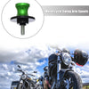 Motorcycle 2 x Swing Arm Spool Rear Stand Sliders Green