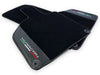 Lamborghini Huracan (2014-2023) - Carbon Fiber Leather Black Floor Mats