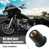 Motorcycle Well Nuts / 100pcs / Fairing Fasteners Windshield Screws Nuts