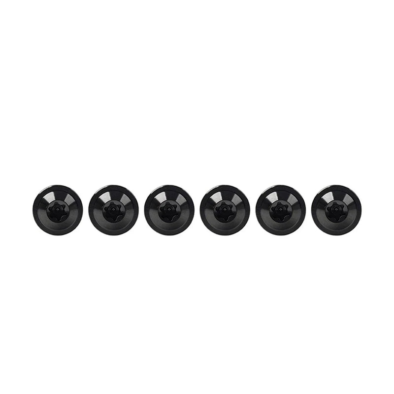 Bike Motorcycle 6 x Titanium Alloy M5x30mm Torx Head Bolts