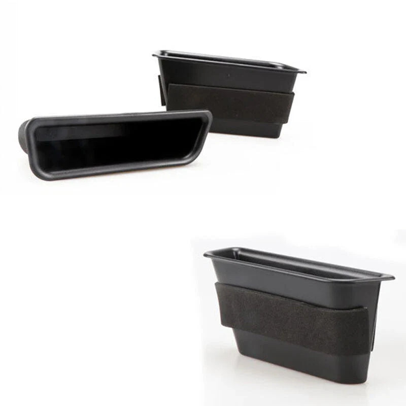 Mustang 2015-2018 Pair Door Handle Storage Box Case Interior Cover Fit
