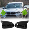 BMW X3 F25, X5 F15, X6 F16 Glossy Black Door Side Mirror Cover Caps (2014-2018)