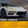 Corvette C8 Stingray Carbon Flash LED Fog Light Bars (2020-2023)
