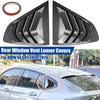BMW X4 Air-intake Rear Window Quarter Glass Duct Vent Covers (2018-2024)