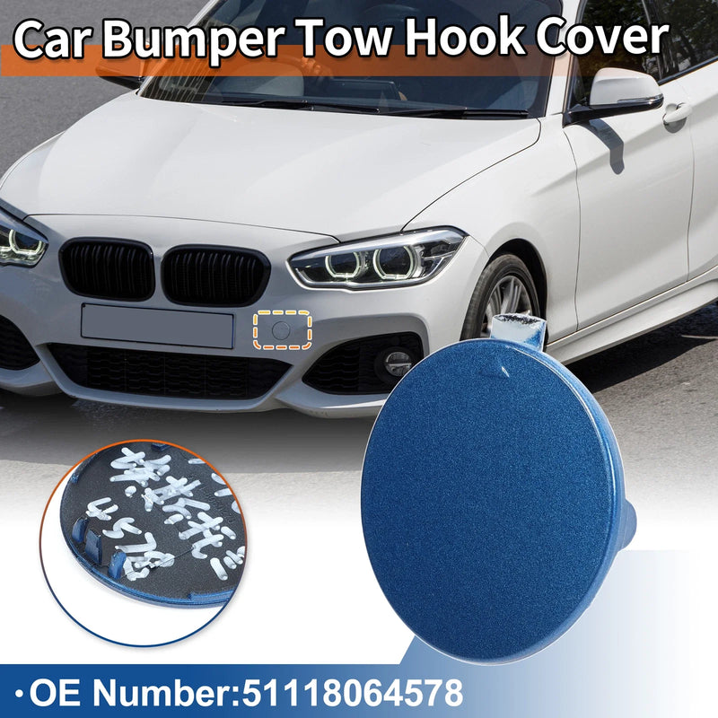 BMW F20 Estoril Blue Metallic Tow Hook Cover (2012-2019)