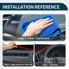 BMW 4 Series Black Red Dashboard Dash Cover Mat