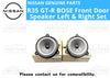 Nissan GT-R 2 x BOSE Front Door Speakers Left & Right (2007–2016)