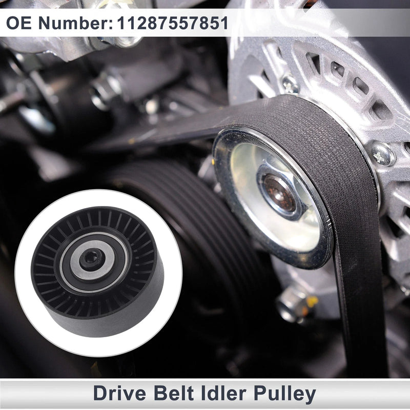 BMW 335 (2007 - 2013) Black Drive Belt Idler Pulley